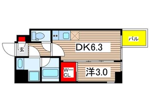 リビオメゾン新大橋の物件間取画像